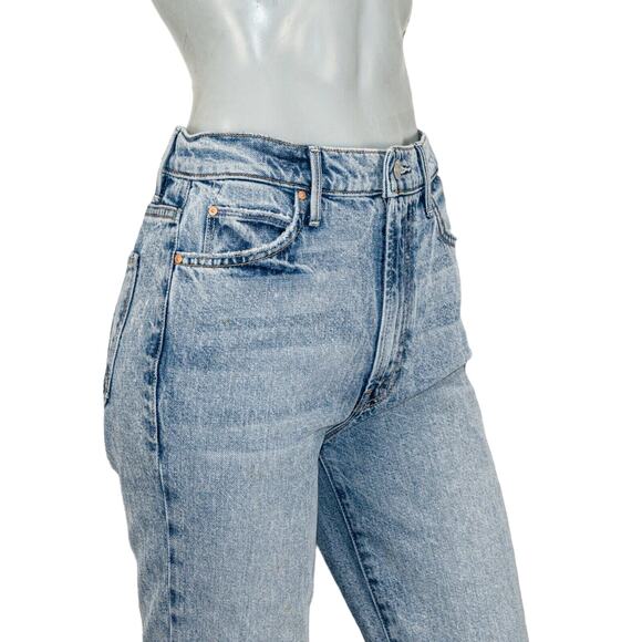 MOTHER SUPERIOR The Swooner Rascal Ankle Denim Jeans Signs & Symbols sz 26 - Picture 12 of 14